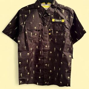 Magellan Outdoors Kid’s Black and Yellow Glow in the Dark Fishing Lure Shirt